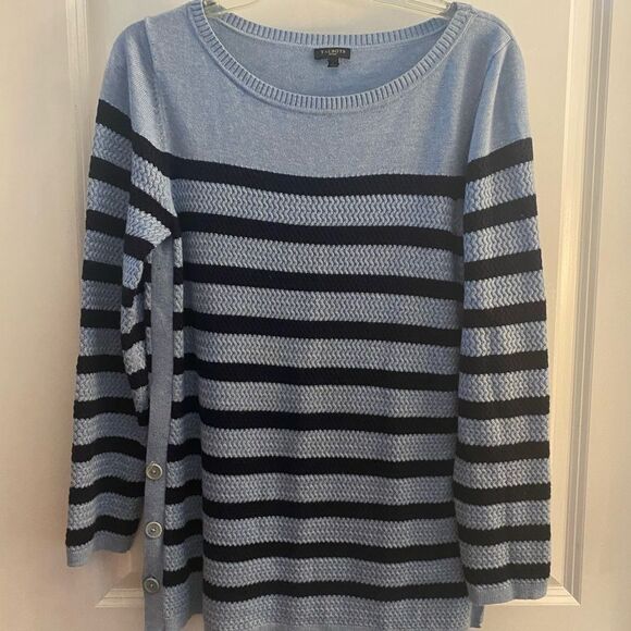 Talbots Boatneck Sweater Sz M Petite - Picture 1 of 6